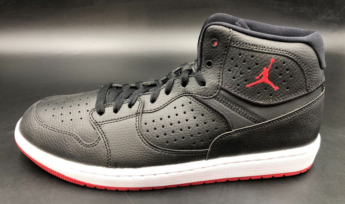 Nike Air Jordan Access Men's 'Black Gym Red' Sneakers - Size 10.5 (+COA)