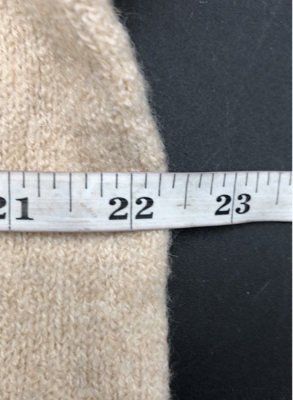 Antonio Melani Oatmeal Luna Split Hem Cuff Sweater Women's M NWT