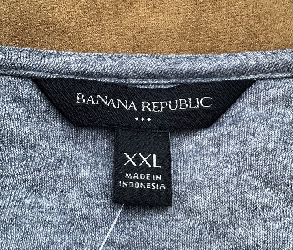 NWT Banana Republic Men&#39;s Gray Sweater - Size 2XL