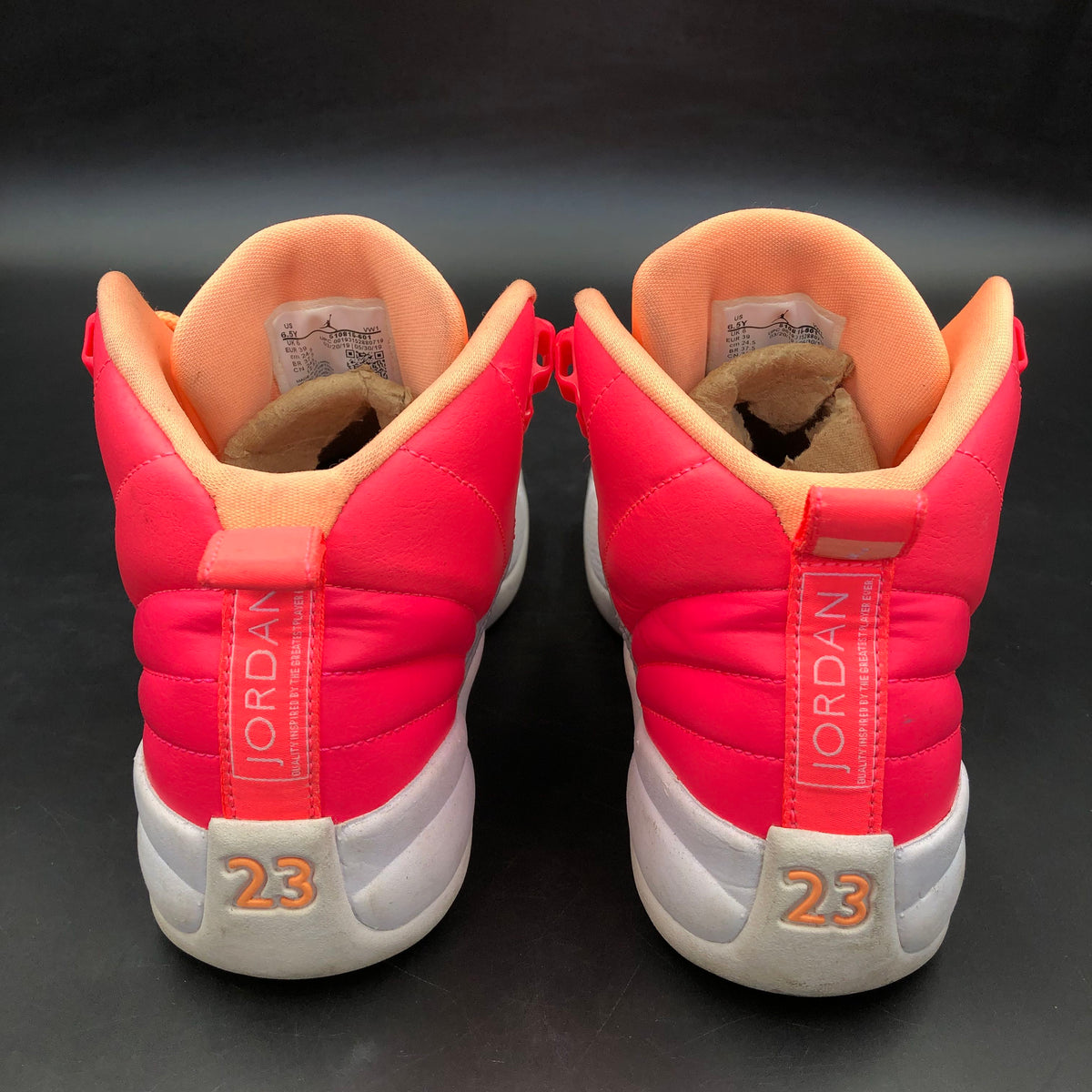Nike Air Jordan 12 Retro Girl's 'Sunrise' (GS) Sneakers-Size: 6.5Y (+COA)