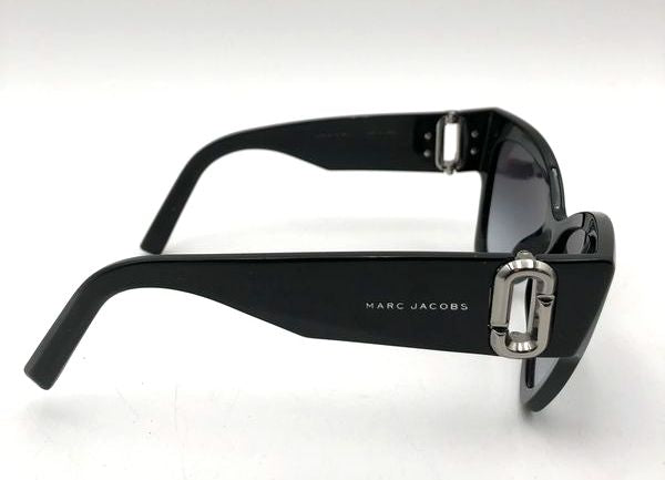 Marc Jacobs Women's Black Cat Eye Sunglasses Gradient Lenses MARC 109/S COA