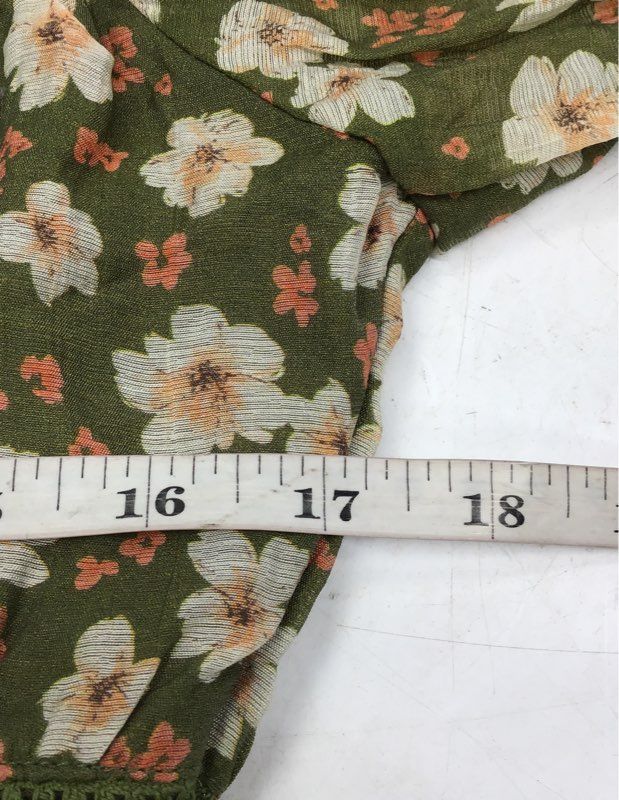 Kristopher Brock x Tecovas Women's The Charlie Olive Floral Midi Dress XL NWT