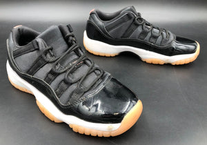 Nike Jordan 11 Retro Low GG 'Coral' Girls' Black/Pink Sneakers - Sz 4.5Y (+COA)