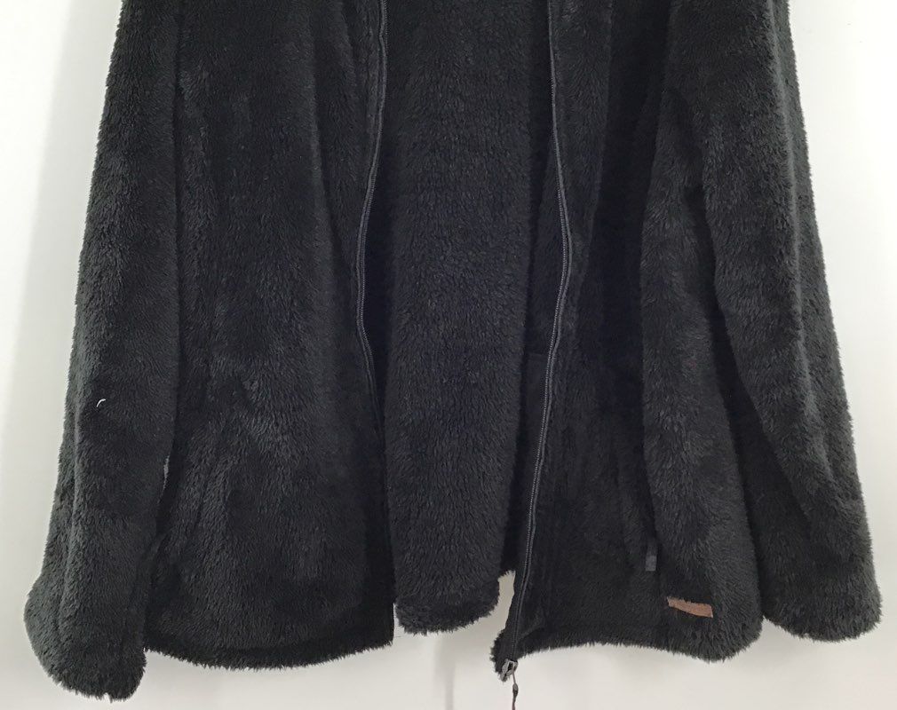 Free Country Women&#39;s Black Fur Full-Zip Jacket - Size 2XL