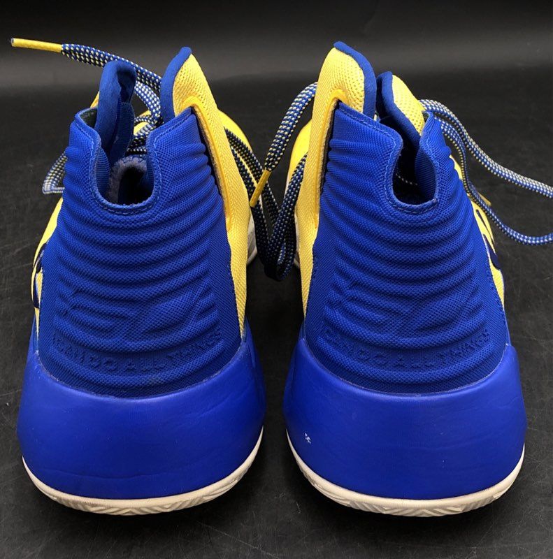 Under Armour Men's Curry 3zero Yellow Blue Athletic Shoes - Size 11.5