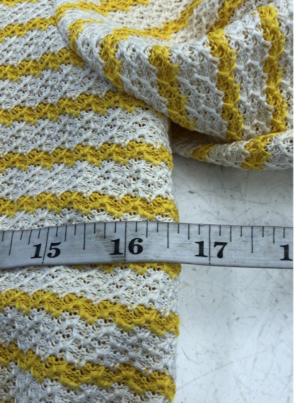 NWT Odeeh Women's Yellow Striped Jacket - Size 40