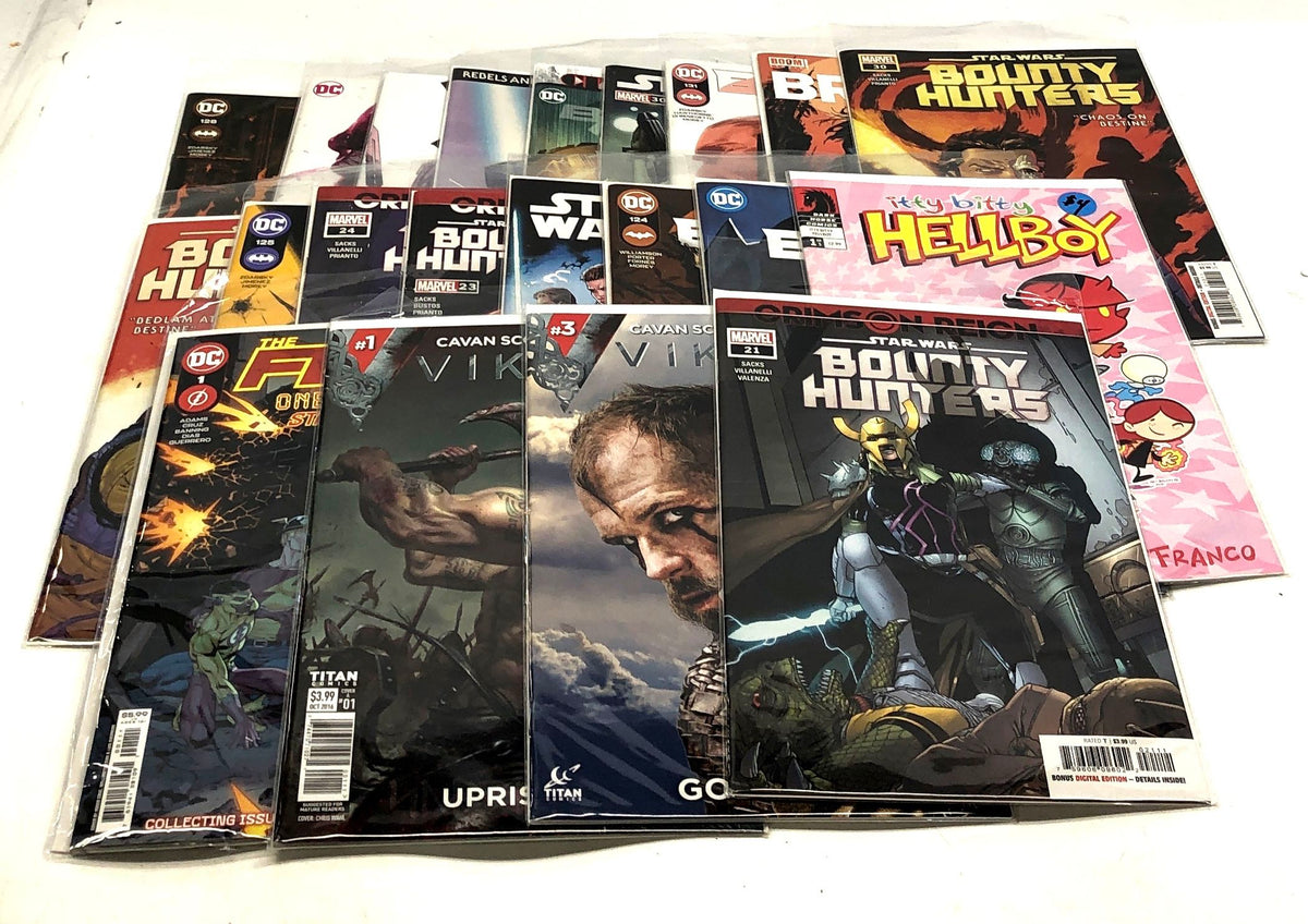 Comic Book Lot Marvel DC Star Wars Batman Modern Age Superhero 21 Issues