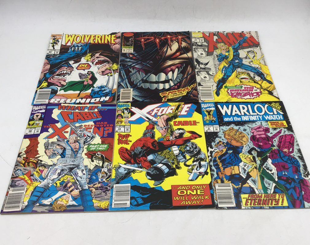 Marvel Wolverine, Wonder Man, X-Man, The Punisher &amp; More Comic Books Lot