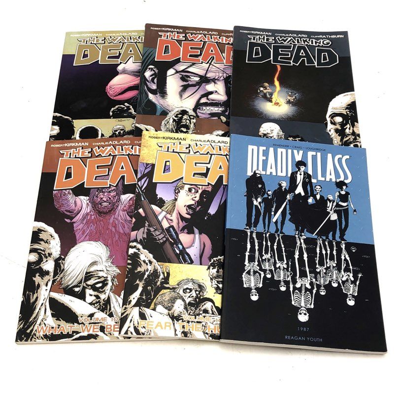 Graphic Novel Lot Image Comics 2000s-2010s Horror Walking Dead 16 Comics
