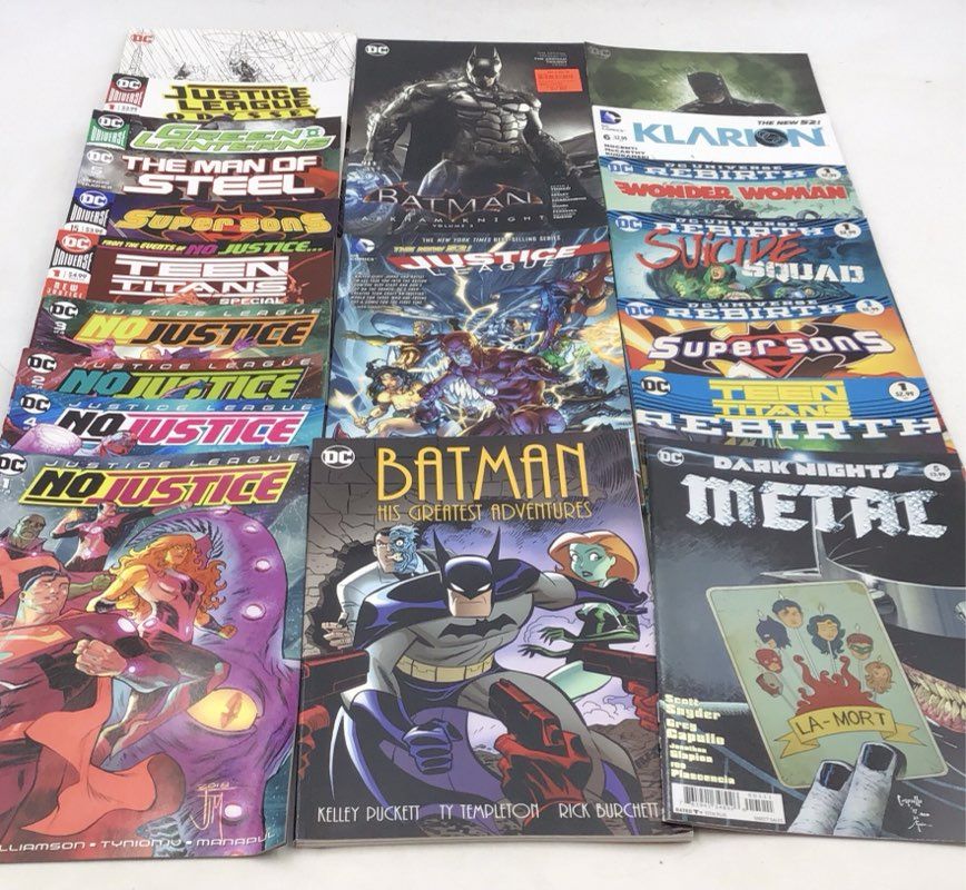 Dark Nights Metal, Justice League No Justice And More Comic Book Mixed Lot