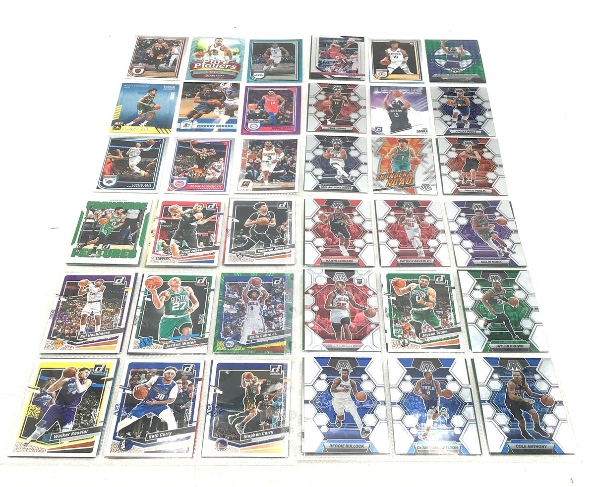 Lot Of Panini Football, Basketball NBA Cards. Medium Box, Unsorted