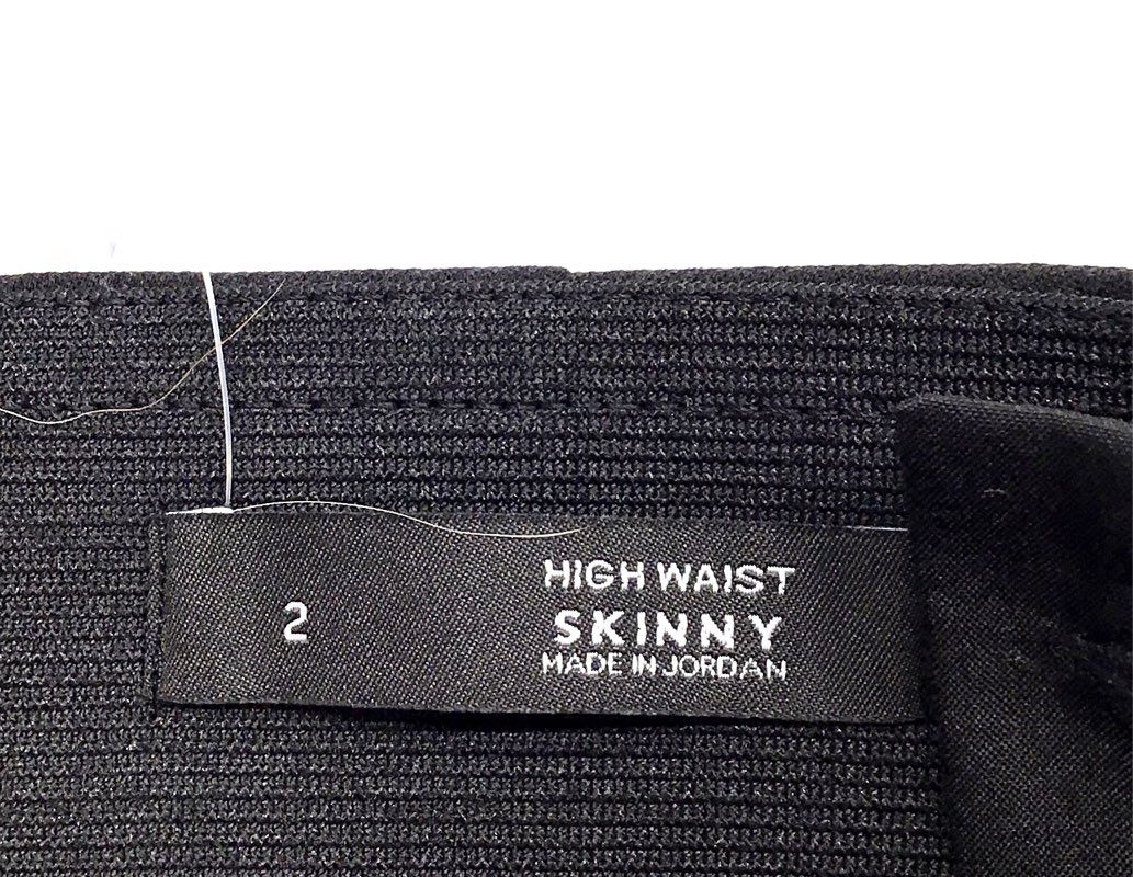 LOFT Women's Black High Waist Skinny Tailored Trousers Stretch NWT Sz 2