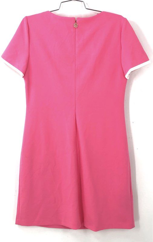Tommy Hilfiger Women's Pink Shift Dress - Size 10