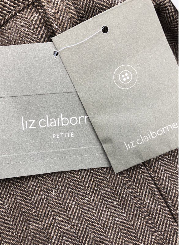 NWT Liz Claiborne Women's Brown Sloane Dress Pants - Size 8P