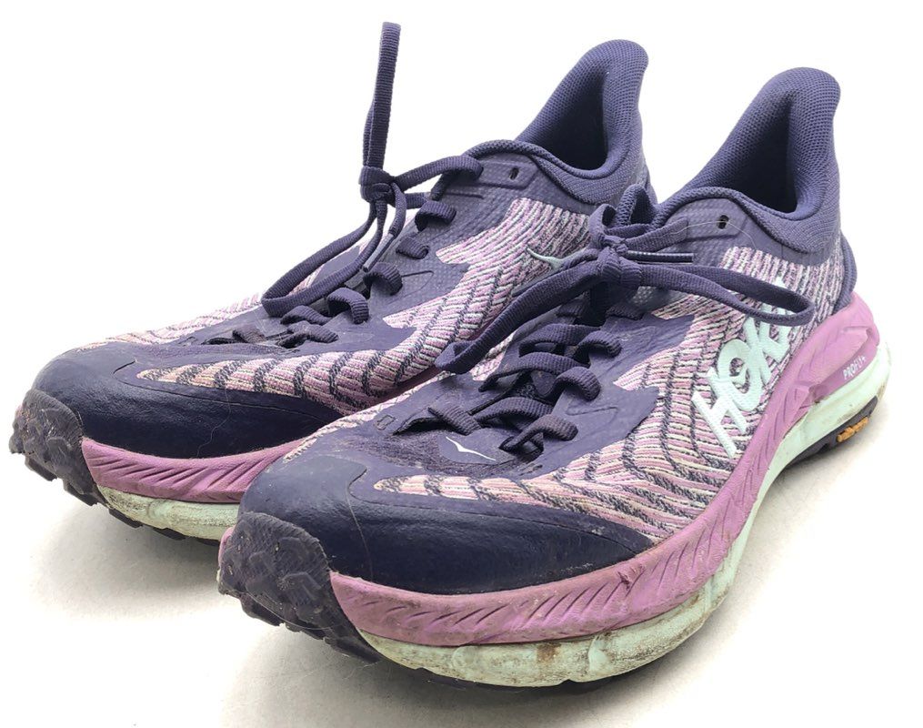 Hoka One One Women&#39;s Mafate Speed 4 1131056NSOF Purple Athletic Shoes- Size 9.5B