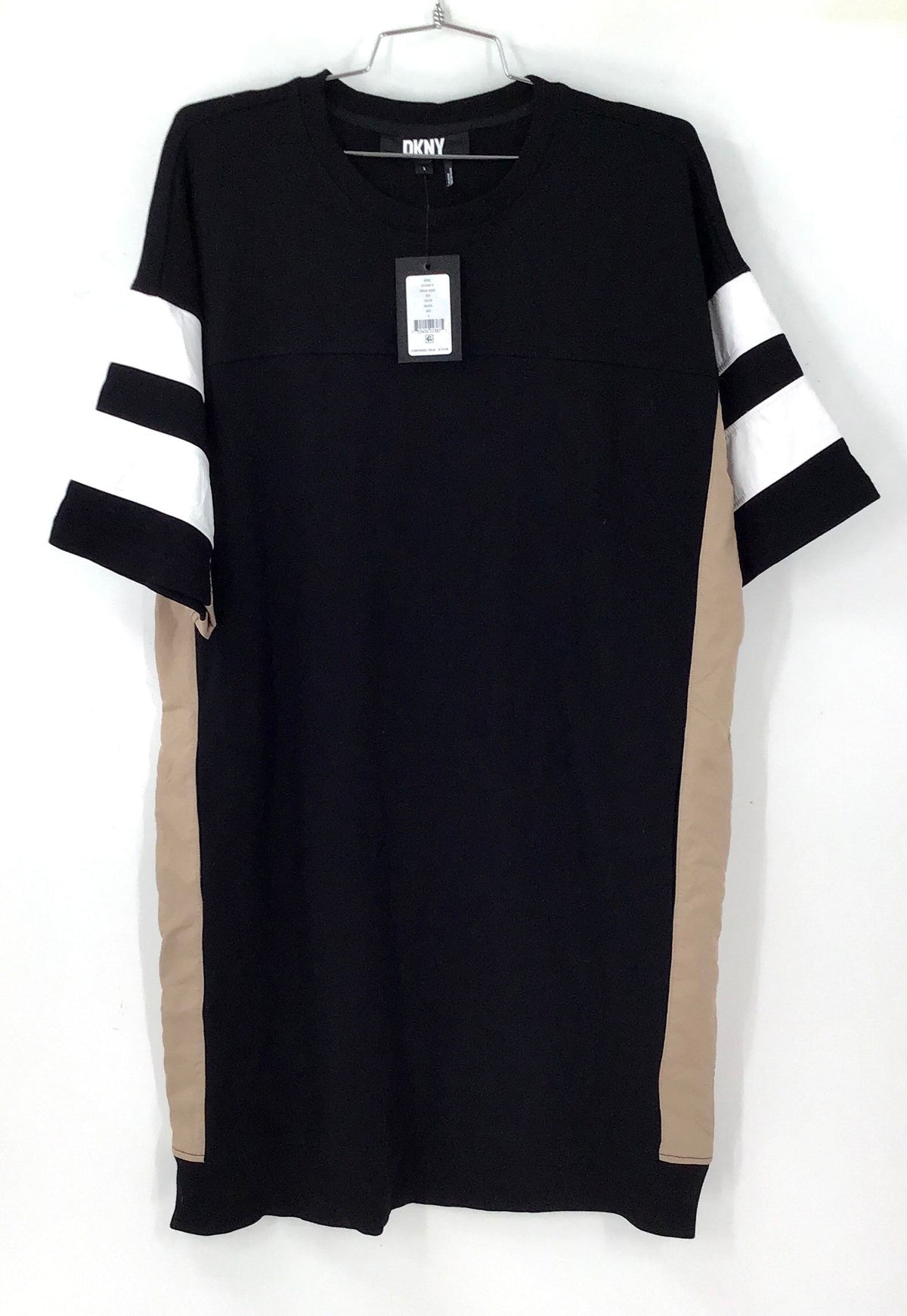NWT DKNY Women's Black T-Shirt Dress - Size S