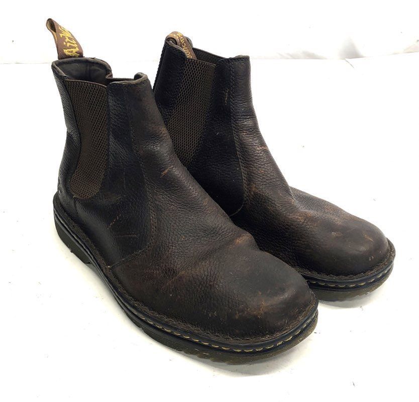 Dr. Martens Suffolk Dark Brown Leather Chelsea Boots Men's Size 11