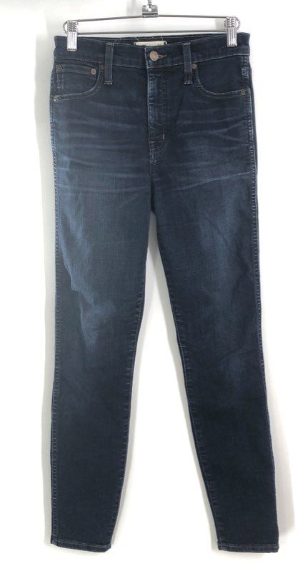 Madewell Women's Skinny Jeans Lot 2 10" High Rise Roadtripper Blue Black Size 25