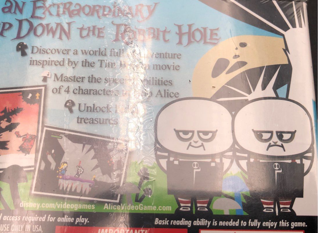 Disney Nintendo DS Alice In Wonderland Video Game