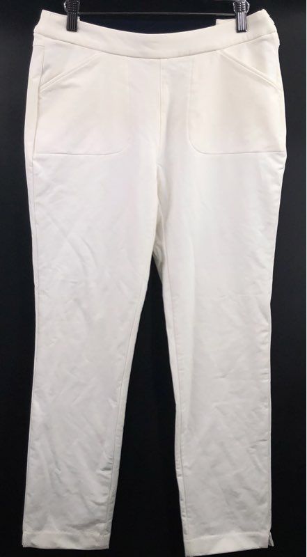 Peter Millar Women's White Pull-On Trousers Stretch Pants NWT Sz 8