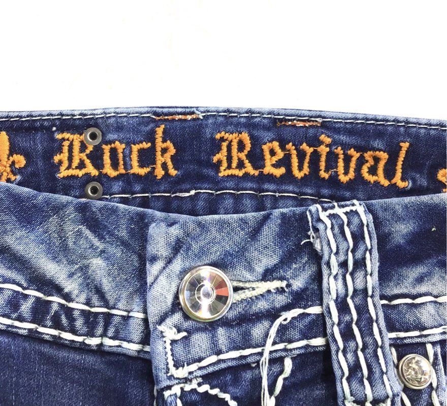 Rock Revival Women's Blue Jacklyn Denim Skinny Jeans - Size 26