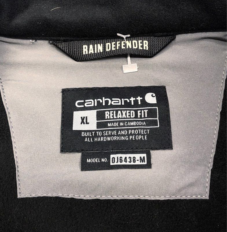 Carhartt Men's Galesburg Rain Defender Softshell Jacket Gray 106438 Sz XL