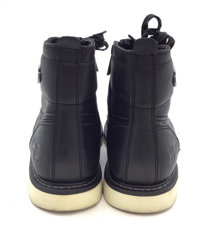 Harley-Davidson Bremen Black Leather Motorcycle Riding Boots Men's Size 10