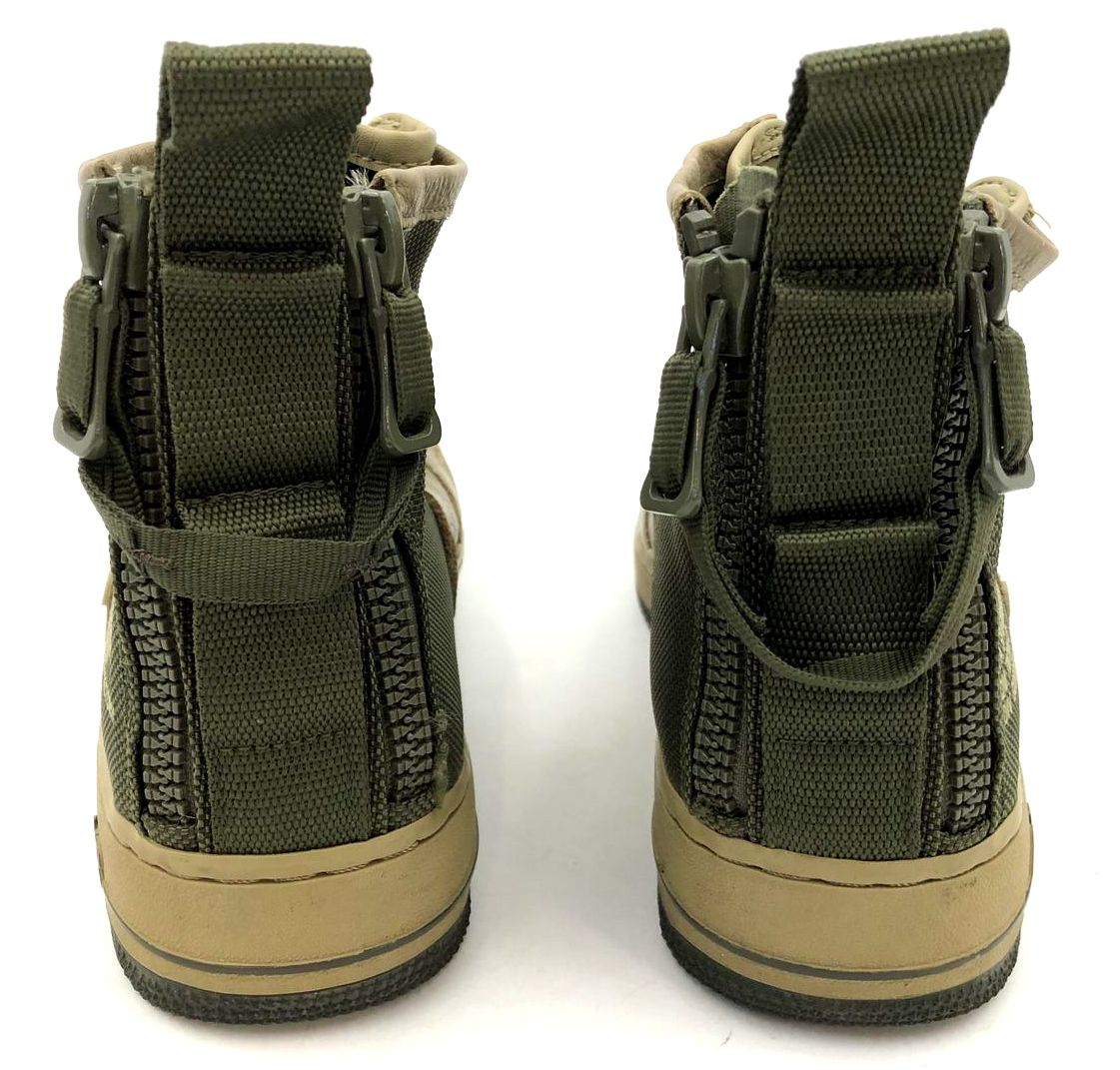 Nike SF Air Force 1 'Mushroom' Men's Olive/Forest Green Sneakers - Sz 7.5 (+COA)